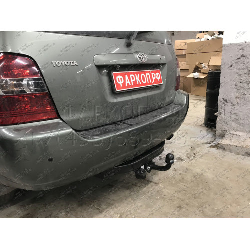 3041-A ORIS Фаркоп на Lexus RX 2003-2009, Toyota Highlander 2003-2009 без выреза в бампере. Тип шара: A. Нагрузки: 1500/75 кг, масса фаркопа 19,6 кг (без электрики в комплекте)
