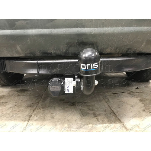 3041-A ORIS Фаркоп на Lexus RX 2003-2009, Toyota Highlander 2003-2009 без выреза в бампере. Тип шара: A. Нагрузки: 1500/75 кг, масса фаркопа 19,6 кг (без электрики в комплекте)