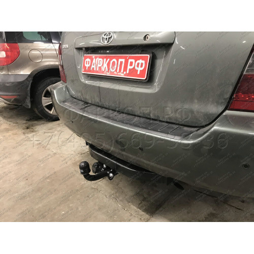 3041-A ORIS Фаркоп на Lexus RX 2003-2009, Toyota Highlander 2003-2009 без выреза в бампере. Тип шара: A. Нагрузки: 1500/75 кг, масса фаркопа 19,6 кг (без электрики в комплекте)