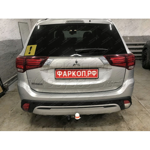 7140 Трейлер Фаркоп для Mitsubishi Outlander 2012-2022. Требуется подрезка бампера. Тип шара: A. Нагрузки: 1200/60 кг, масса фаркопа 18,7 кг (без электрики в комплекте)