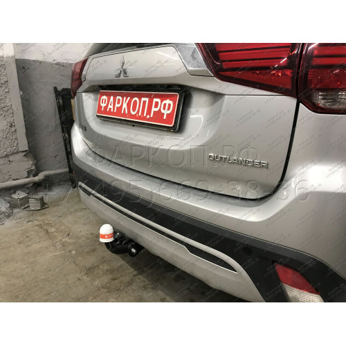 7140 Трейлер Фаркоп для Mitsubishi Outlander 2012-2022. Требуется подрезка бампера. Тип шара: A. Нагрузки: 1200/60 кг, масса фаркопа 18,7 кг (без электрики в комплекте)