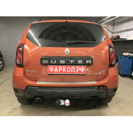 9041 Трейлер Фаркоп для Renault Duster 2011-2015, 2015-2021, 2021-2022 без снятия и подрезки бампера, Nissan Terrano 2014-2022 требуется подрезка бампера. Тип шара: A. Нагрузк