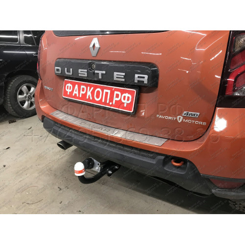 9041 Трейлер Фаркоп для Renault Duster 2011-2015, 2015-2021, 2021-2022 без снятия и подрезки бампера, Nissan Terrano 2014-2022 требуется подрезка бампера. Тип шара: A. Нагрузки: 1200/60 кг, масса фаркопа 15,5 кг (без электрики в комплекте)