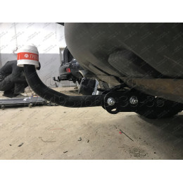 9041 Трейлер Фаркоп для Renault Duster 2011-2015, 2015-2021, 2021-2022 без снятия и подрезки бампера, Nissan Terrano 2014-2022 требуется подрезка бампера. Тип шара: A. Нагрузк