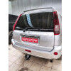 N102-A Лидер-плюс ТСУ для Nissan X-Trail T30 2001-2007. Требуется подрезка бампера. Нагрузки: 1500/75 кг, масса фаркопа 12,58 кг (без электрики в комплекте)