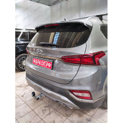 H091C GALIA Полностью оцинкованный фаркоп на Hyundai Santa Fe 2012-2018, 2018-2021, Kia Sorento 2012-2015, 2015-2020. Подрозетник убирается за бампер. Тип шара: C (горизонтальный съемный). Подрезка бампера. Нагрузки: 2600/120 кг, масса фаркопа 18,57 кг