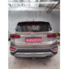 H091C GALIA Полностью оцинкованный фаркоп на Hyundai Santa Fe 2012-2018, 2018-2021, Kia Sorento 2012-2015, 2015-2020. Подрозетник убирается за бампер. Тип шара: C (горизонтальный съемный). Подрезка бампера. Нагрузки: 2600/120 кг, масса фаркопа 18,57 кг