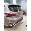H091C GALIA Полностью оцинкованный фаркоп на Hyundai Santa Fe 2012-2018, 2018-2021, Kia Sorento 2012-2015, 2015-2020. Подрозетник убирается за бампер. Тип шара: C (горизонтальный съемный). Подрезка бампера. Нагрузки: 2600/120 кг, масса фаркопа 18,57 кг