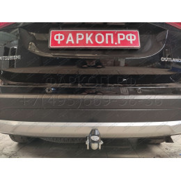 M126A GALIA Полностью оцинкованный фаркоп на Mitsubishi Outlander 2012-2019, 2019-2022. Подрозетник убирается за бампер. Тип шара: A. Подрезка бампера. Нагрузки: 2000/1