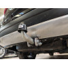 M126A GALIA Полностью оцинкованный фаркоп на Mitsubishi Outlander 2012-2019, 2019-2022. Подрозетник убирается за бампер. Тип шара: A. Подрезка бампера. Нагрузки: 2000/100 кг, масса фаркопа 21,42 кг