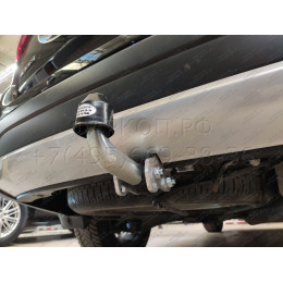 M126A GALIA Полностью оцинкованный фаркоп на Mitsubishi Outlander 2012-2019, 2019-2022. Подрозетник убирается за бампер. Тип шара: A. Подрезка бампера. Нагрузки: 2000/1