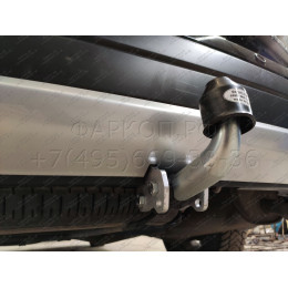 M126A GALIA Полностью оцинкованный фаркоп на Mitsubishi Outlander 2012-2019, 2019-2022. Подрозетник убирается за бампер. Тип шара: A. Подрезка бампера. Нагрузки: 2000/1