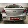 C066A GALIA Полностью оцинкованный фаркоп на Chevrolet Cruze седан/хетчбек 2009-2016. Подрозетник убирается за бампер. Тип шара: A. Невидимый вырез бампера. Нагрузки: 1800/75 кг, масса фаркопа 15,82 кг