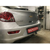 C066A GALIA Полностью оцинкованный фаркоп на Chevrolet Cruze седан/хетчбек 2009-2016. Подрозетник убирается за бампер. Тип шара: A. Невидимый вырез бампера. Нагрузки: 1800/75 кг, масса фаркопа 15,82 кг