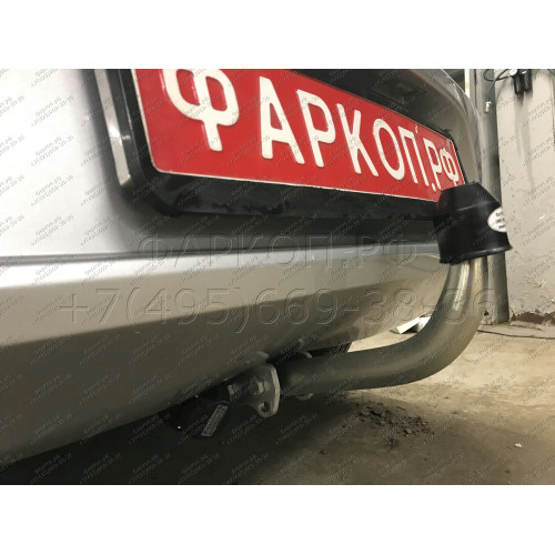 C066A GALIA Полностью оцинкованный фаркоп на Chevrolet Cruze седан/хетчбек 2009-2016. Подрозетник убирается за бампер. Тип шара: A. Невидимый вырез бампера. Нагрузки: 1800/75 кг, масса фаркопа 15,82 кг