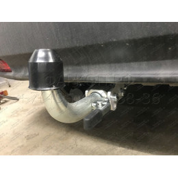 H089C GALIA Полностью оцинкованный фаркоп на Honda CR-V IV 2012-2017. Подрозетник убирается за бампер. Тип шара: C (горизонтальный съемный). Невидимый вырез