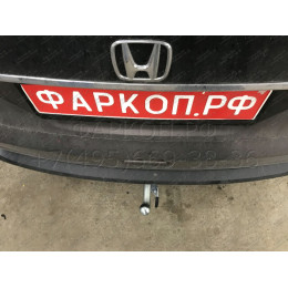 H089C GALIA Полностью оцинкованный фаркоп на Honda CR-V IV 2012-2017. Подрозетник убирается за бампер. Тип шара: C (горизонтальный съемный). Невидимый вырез
