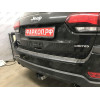 J010C GALIA Полностью оцинкованный фаркоп на Jeep Grand Cherokee WK2 2010-2021. Тип шара: C (горизонтальный съемный). Установка без выреза бампера. Нагрузки: 3500/175 кг, масса фаркопа 17,97 кг