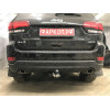 J010C GALIA Полностью оцинкованный фаркоп на Jeep Grand Cherokee WK2 2010-2021. Тип шара: C (горизонтальный съемный). Установка без выреза бампера. Нагрузки: 3500/175 кг, масса фаркопа 17,97 кг
