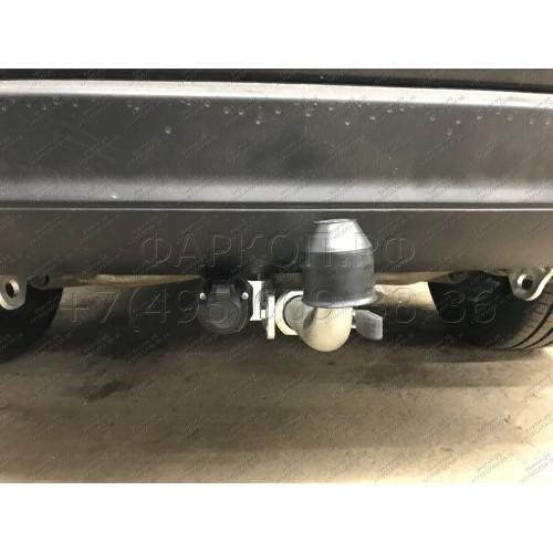 J010C GALIA Полностью оцинкованный фаркоп на Jeep Grand Cherokee WK2 2010-2021. Тип шара: C (горизонтальный съемный). Установка без выреза бампера. Нагрузки: 3500/175 кг, масса фаркопа 17,97 кг