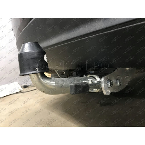 J010C GALIA Полностью оцинкованный фаркоп на Jeep Grand Cherokee WK2 2010-2021. Тип шара: C (горизонтальный съемный). Установка без выреза бампера. Нагрузки: 3500/175 кг, масса фаркопа 17,97 кг