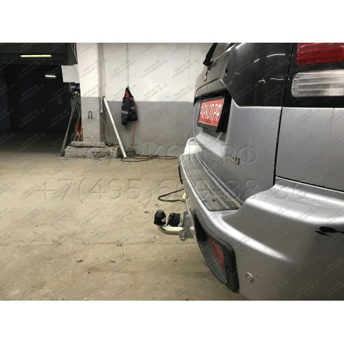 M057A GALIA Полностью оцинкованный фаркоп на Mitsubishi Pajero Sport 1998-2008, Mitsubishi Shogun 1998-2010, Mitsubishi Montero Sport 1998-2010. Тип шара: A. Установка без снятия и выреза бампера. Нагрузки: 3000/120 кг, масса фаркопа 18,75 кг