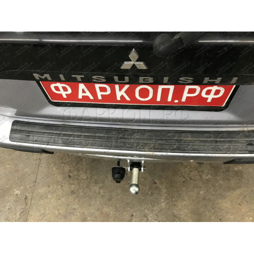 M057A GALIA Полностью оцинкованный фаркоп на Mitsubishi Pajero Sport 1998-2008, Mitsubishi Shogun 1998-2010, Mitsubishi Montero Sport 1998-2010. Тип шара: A. Установка без снятия и выреза бампера. Нагрузки: 3000/120 кг, масса фаркопа 18,75 кг