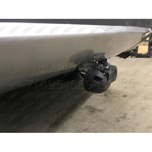 T061C GALIA Полностью оцинкованный фаркоп на Toyota RAV4 2013-2019. Тип шара: C (горизонтальный съемный). Минимальная подрезка бампера. Нагрузки: 2000/90 кг, масса фаркопа 24,47 кг