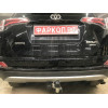 T061C GALIA Полностью оцинкованный фаркоп на Toyota RAV4 2013-2019. Тип шара: C (горизонтальный съемный). Минимальная подрезка бампера. Нагрузки: 2000/90 кг, масса фаркопа 24,47 кг
