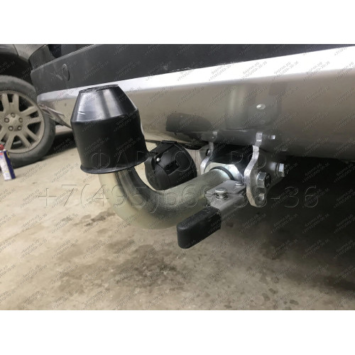 T061C GALIA Полностью оцинкованный фаркоп на Toyota RAV4 2013-2019. Тип шара: C (горизонтальный съемный). Минимальная подрезка бампера. Нагрузки: 2000/90 кг, масса фаркопа 24,47 кг