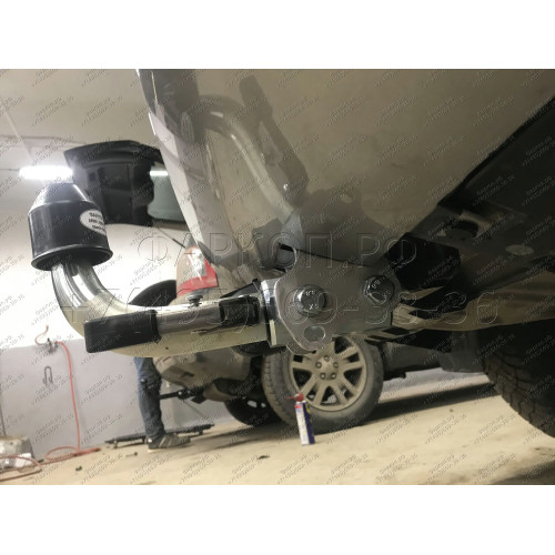 T061C GALIA Полностью оцинкованный фаркоп на Toyota RAV4 2013-2019. Тип шара: C (горизонтальный съемный). Минимальная подрезка бампера. Нагрузки: 2000/90 кг, масса фаркопа 24,47 кг