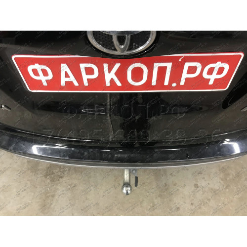 T061C GALIA Полностью оцинкованный фаркоп на Toyota RAV4 2013-2019. Тип шара: C (горизонтальный съемный). Минимальная подрезка бампера. Нагрузки: 2000/90 кг, масса фаркопа 24,47 кг