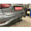 4381-E ORIS Фаркоп на Nissan Pathfinder R52 2014-2021, Infiniti QX60 2014-2021, Infiniti JX35 2013-2014. Необходима подрезка бампера. Тип шара: E. Нагрузки: 1800/100 кг, масса фаркопа 26 кг (без электрики в комплекте)