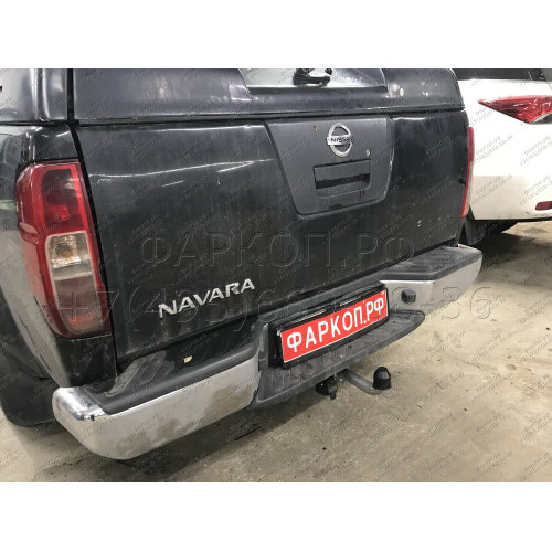 N052A GALIA Полностью оцинкованный фаркоп на Mercedes X-Class 2017-2020, Renault Alaskan 2016-, Nissan Navara D40 2005-2015, D23 2015-. Тип шара: A. Установка без снятия и выреза бампера. Нагрузки: 3500/150 кг, масса фаркопа 21,22 кг