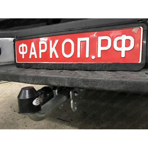 N052A GALIA Полностью оцинкованный фаркоп на Mercedes X-Class 2017-2020, Renault Alaskan 2016-, Nissan Navara D40 2005-2015, D23 2015-. Тип шара: A. Установка без снятия и выреза бампера. Нагрузки: 3500/150 кг, масса фаркопа 21,22 кг
