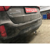 H091C GALIA Полностью оцинкованный фаркоп на Hyundai Santa Fe 2012-2018, 2018-2021, Kia Sorento 2012-2015, 2015-2020. Подрозетник убирается за бампер. Тип шара: C (горизонтальный съемный). Подрезка бампера. Нагрузки: 2600/120 кг, масса фаркопа 18,57 кг