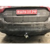 H091C GALIA Полностью оцинкованный фаркоп на Hyundai Santa Fe 2012-2018, 2018-2021, Kia Sorento 2012-2015, 2015-2020. Подрозетник убирается за бампер. Тип шара: C (горизонтальный съемный). Подрезка бампера. Нагрузки: 2600/120 кг, масса фаркопа 18,57 кг