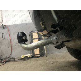 R094A GALIA Полностью оцинкованный фаркоп на Land Rover Freelander II 2008-2015. Тип шара: A. Невидимый вырез бампера. Нагрузки: 2300/145 кг, масса фаркопа 15,82 кг