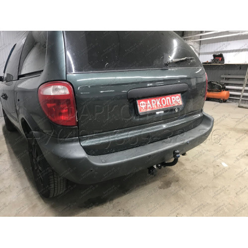 4816-A ORIS Фаркоп на Chrysler Grand Voyager 2001-2008, Dodge Caravan 2001-2008 без выреза в бампере. Тип шара: A. Нагрузки: 1500/75 кг, масса фаркопа 16,8 кг (без электрики в комплекте)