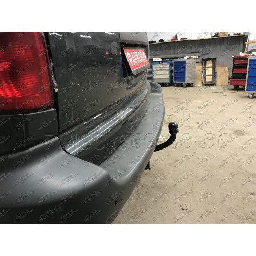 4816-A ORIS Фаркоп на Chrysler Grand Voyager 2001-2008, Dodge Caravan 2001-2008 без выреза в бампере. Тип шара: A. Нагрузки: 1500/75 кг, масса фаркопа 16,8 кг (без электрики в комплекте)