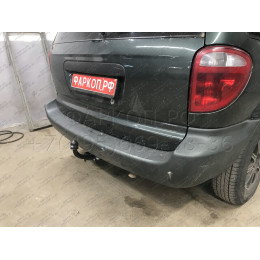 4816-A ORIS Фаркоп на Chrysler Grand Voyager 2001-2008, Dodge Caravan 2001-2008 без выреза в бампере. Тип шара: A. Нагрузки: 1500/75 кг, масса фаркопа 16,8 кг (без электрики в компл