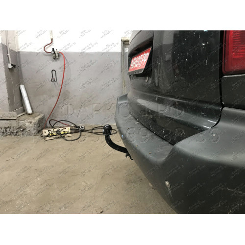 4816-A ORIS Фаркоп на Chrysler Grand Voyager 2001-2008, Dodge Caravan 2001-2008 без выреза в бампере. Тип шара: A. Нагрузки: 1500/75 кг, масса фаркопа 16,8 кг (без электрики в комплекте)