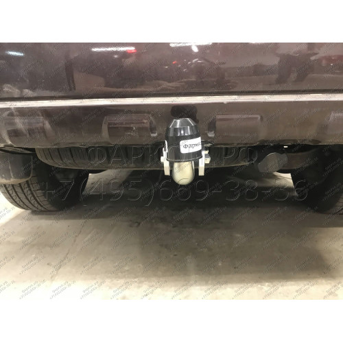 N041A GALIA Полностью оцинкованный фаркоп на Nissan Pathfinder R51 2004-2014. Подрозетник убирается за бампер. Тип шара: A. Невидимый вырез бампера. Нагрузки: 3000/120 кг, масса фаркопа 7,12 кг