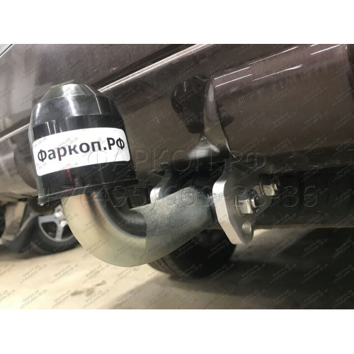 N041A GALIA Полностью оцинкованный фаркоп на Nissan Pathfinder R51 2004-2014. Подрозетник убирается за бампер. Тип шара: A. Невидимый вырез бампера. Нагрузки: 3000/120 кг, масса фаркопа 7,12 кг