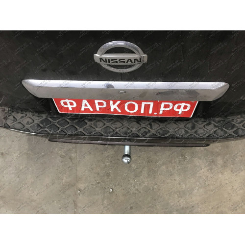 N041A GALIA Полностью оцинкованный фаркоп на Nissan Pathfinder R51 2004-2014. Подрозетник убирается за бампер. Тип шара: A. Невидимый вырез бампера. Нагрузки: 3000/120 кг, масса фаркопа 7,12 кг
