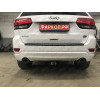 J010C GALIA Полностью оцинкованный фаркоп на Jeep Grand Cherokee WK2 2010-2021. Тип шара: C (горизонтальный съемный). Установка без выреза бампера. Нагрузки: 3500/175 кг, масса фаркопа 17,97 кг