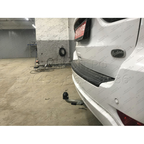 J010C GALIA Полностью оцинкованный фаркоп на Jeep Grand Cherokee WK2 2010-2021. Тип шара: C (горизонтальный съемный). Установка без выреза бампера. Нагрузки: 3500/175 кг, масса фаркопа 17,97 кг
