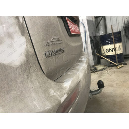 M126A GALIA Полностью оцинкованный фаркоп на Mitsubishi Outlander 2012-2019, 2019-2022. Подрозетник убирается за бампер. Тип шара: A. Подрезка бампера. Нагрузки: 2000/1