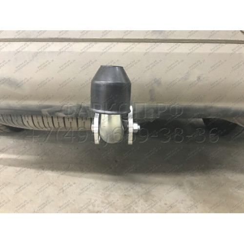 M126A GALIA Полностью оцинкованный фаркоп на Mitsubishi Outlander 2012-2019, 2019-2022. Подрозетник убирается за бампер. Тип шара: A. Подрезка бампера. Нагрузки: 2000/100 кг, масса фаркопа 21,42 кг