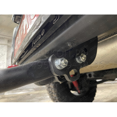 J-077 STEINHOF Фаркоп на Jeep Wrangler JL (кроме AdBlue) 2018- без снятия и подрезки бампера. Тип шара: A. Нагрузки: 3500/160 кг, масса фаркопа 8,9 кг (без электрики в комплекте)